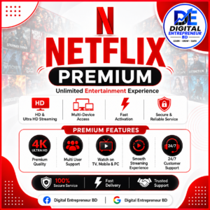 Netflix Premium 1/6/12 Month