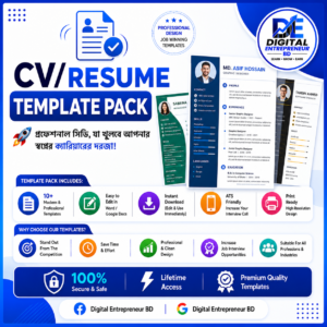 CV / Resume Template Pack
